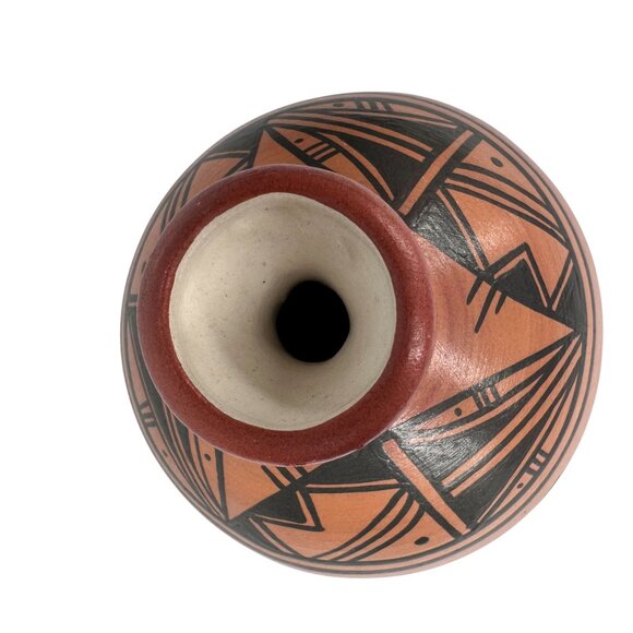 Curtis‎ Yanito Dine Nizhoni Navajo Pottery Valley Wind Authentic Signed Handmade - Picture 9 of 13